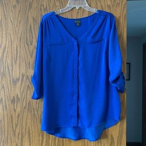 Where royal blue tunic top